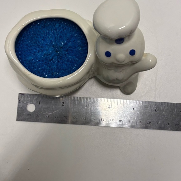 Vintage 1997 Pillsbury Doughboy ceramic kitchen sponge holder - Picture 4 of 5